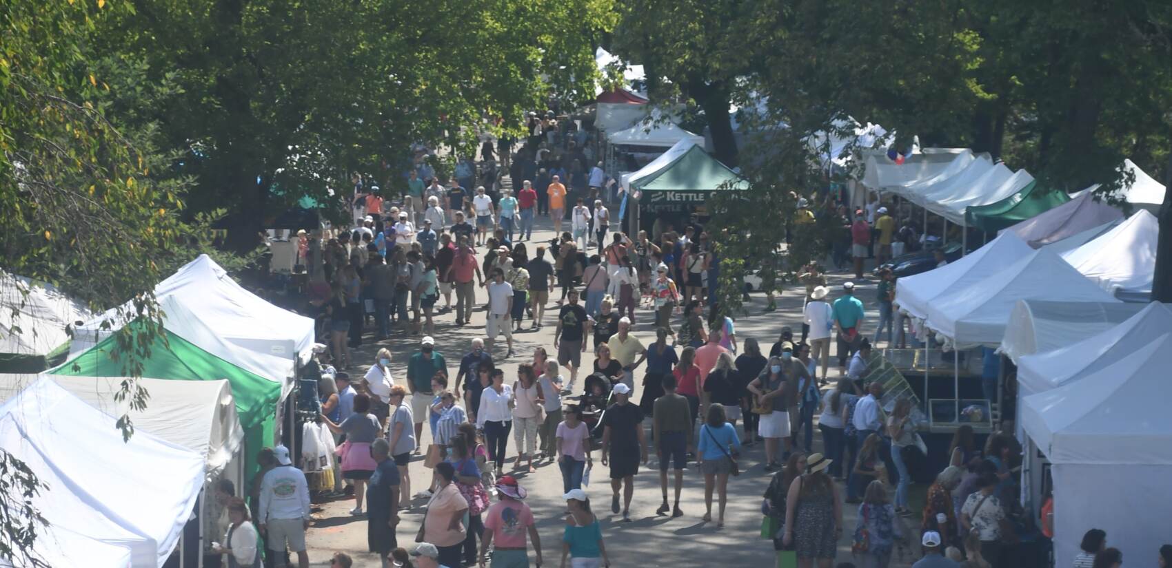 Thousands of people were at the Brandywine Arts Festival over the weekend