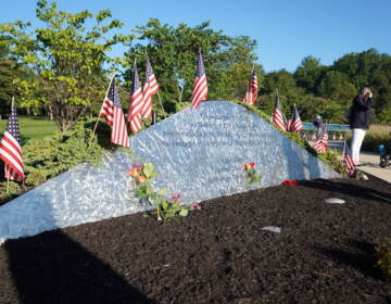 The memorial at the Garden of Reflection