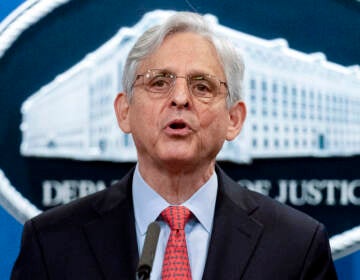 In this Aug. 5, 2021, file photo, Attorney General Merrick Garland speaks at a news conference at the Department of Justice in Washington. (Andrew Harnik/AP)