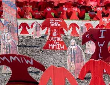 Memorial to missing and murdered Indigenous women in St. Paul, Minn. (UniversalImagesGroup/Universal Images Group via Getty_