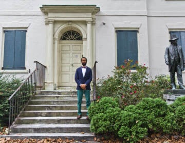 David Rose on the steps of the Black Writer’s Museum