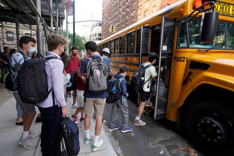 Even as most students return to learning in the classroom this school year, disruptions to in-person learning, from missing one day because of a late school bus to an entire two weeks at home due to quarantine, remain inevitable as families and educators navigate the ongoing pandemic. (AP Photo/Richard Drew, File)