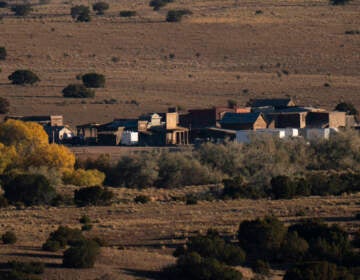 The Bonanza Creek Film Ranch is seen in Santa Fe, N.M., Saturday, Oct. 23, 2021