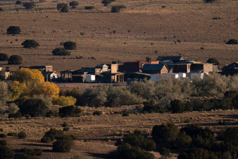 The Bonanza Creek Film Ranch is seen in Santa Fe, N.M., Saturday, Oct. 23, 2021