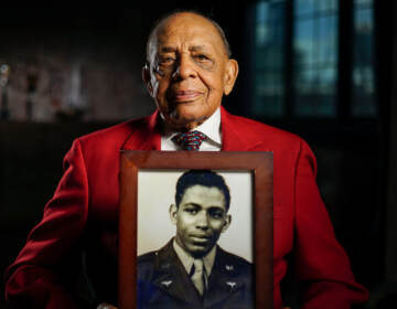 Retired Lt. Colonel Harold Brown, a member of World War II’s Tuskegee Airmen