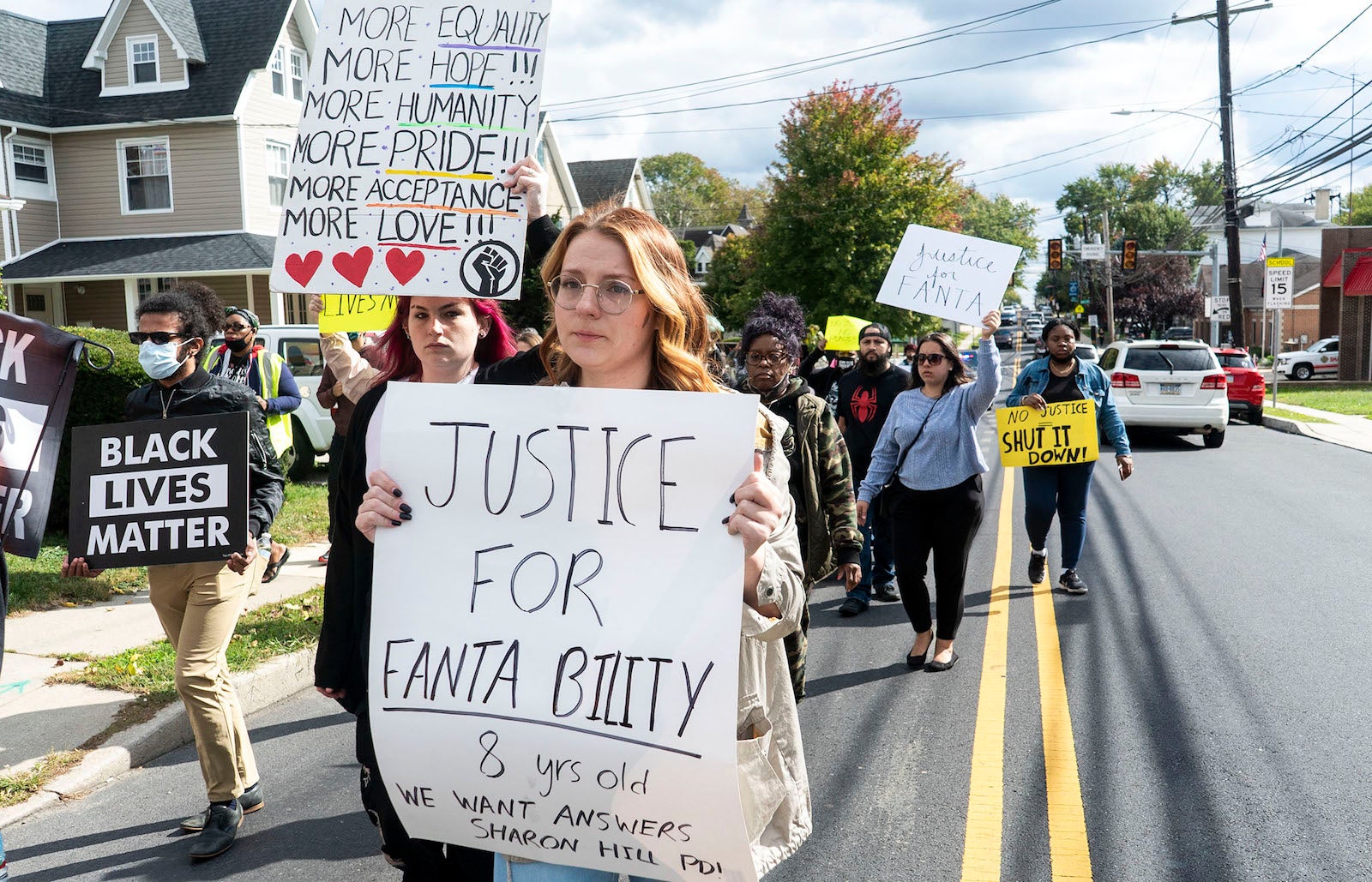 Silent marchers demand justice for Fanta Bility, killed by Delco police