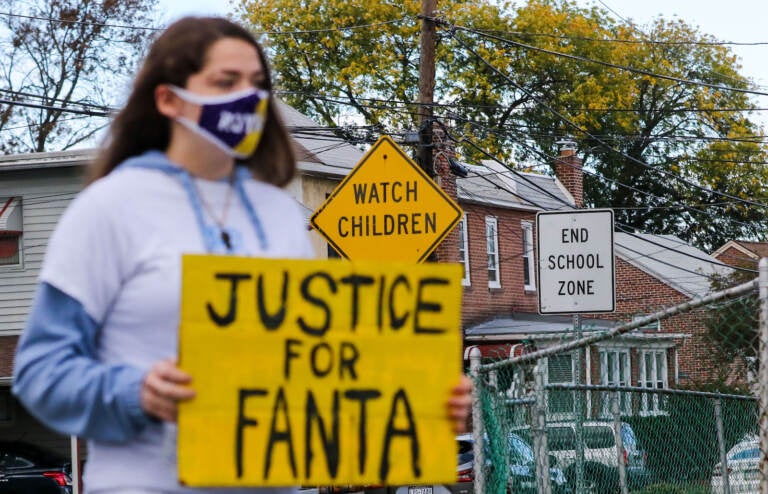 The Justice for Fanta Bility silent march