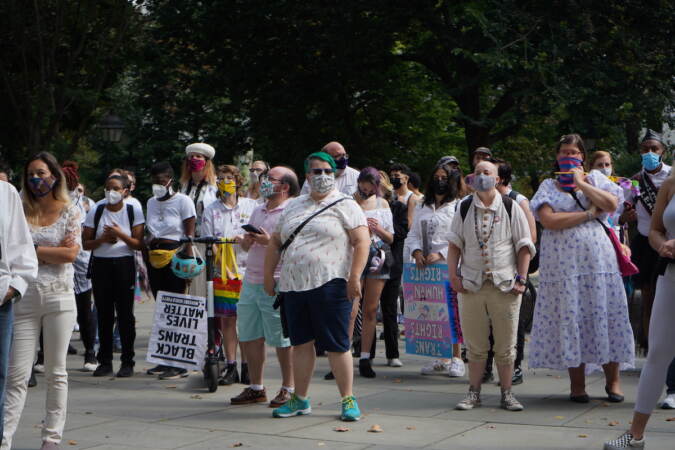 Mostly everyone followed the dress code of white