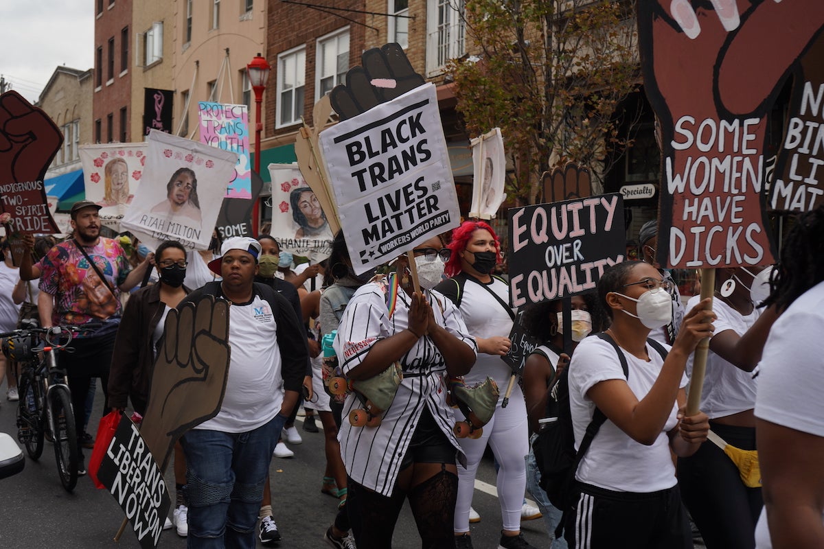 Philly Trans March Returns To Demand Justice Equity And Liberation Whyy