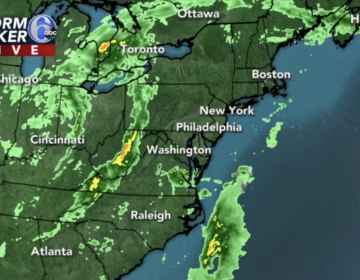 Screenshot from 6abc's StormTracker 6 Live (6abc)