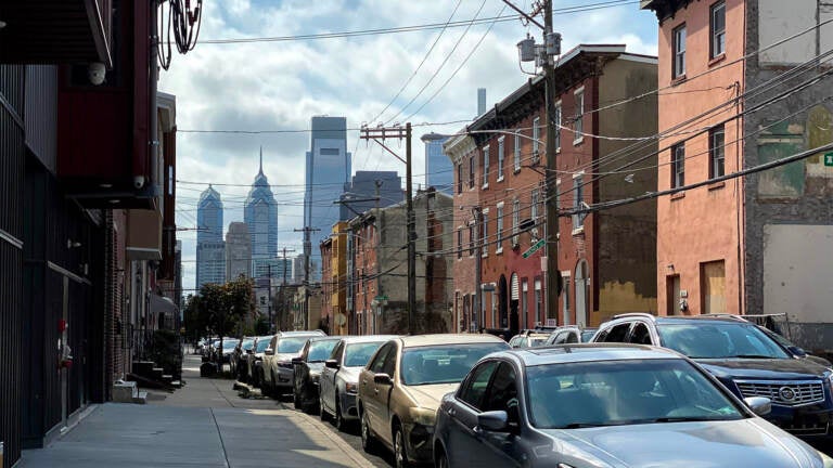 A street in Philly's Francisville neighborhood.