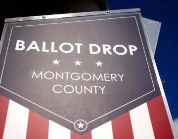 File photo: Shown is a mail-in ballot return box in Willow Grove, Pa. (AP Photo/Matt Rourke)