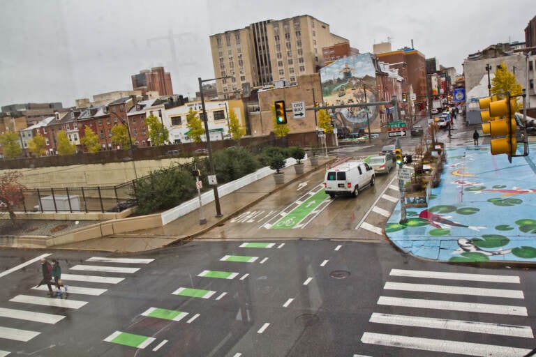 2021 11 12 k paynter chinatown separeted by vine st. expressway-2 Chinatown has been separated by the Vine Street Expressway since the 1980s. Officials are hoping money in the Infrastructure and jobs bill will be slated to cap the expressway