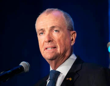 New Jersey Gov. Phil Murphy speaks to supporters