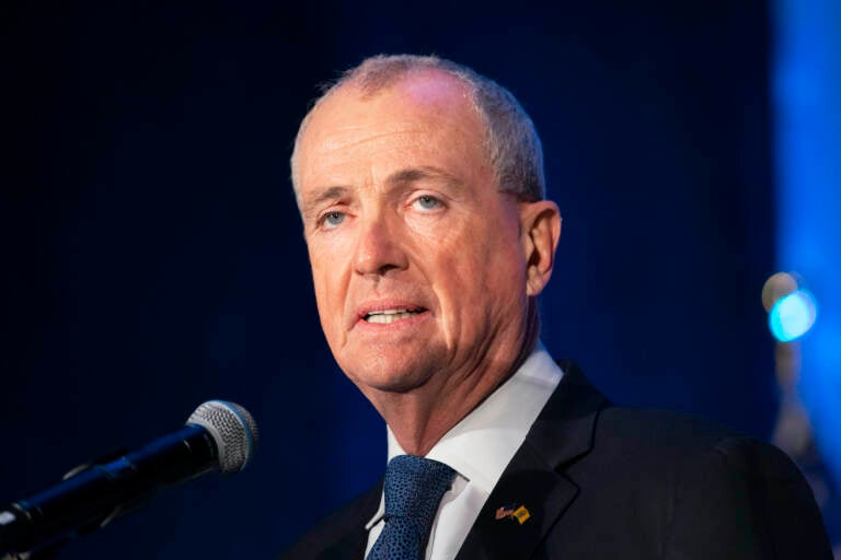 New Jersey Gov. Phil Murphy speaks to supporters