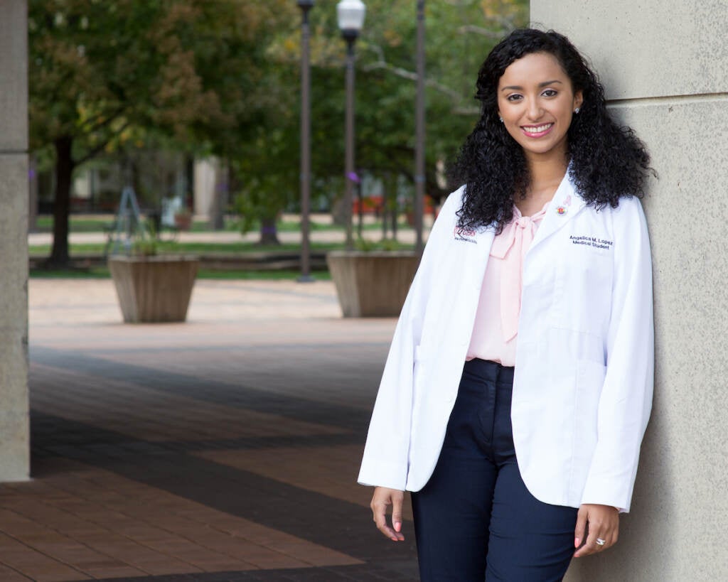 Angelica Lopez is a fourth-year medical student at New Jersey Medical School and a recipient of the Reducing Barriers to Success Scholarship