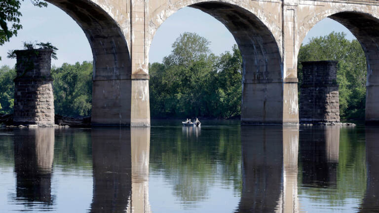 The Delaware River in West Trenton