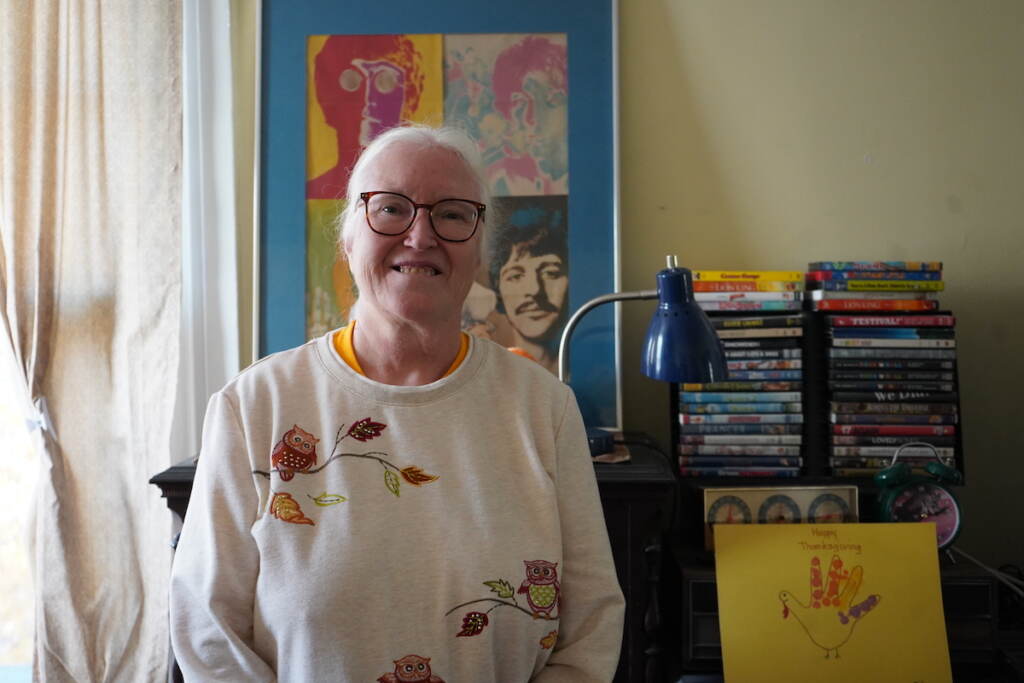 Diane Young said that she has found new friends through Buy Nothing, allowing her to reconnect with her community — a place she's lived in her whole life