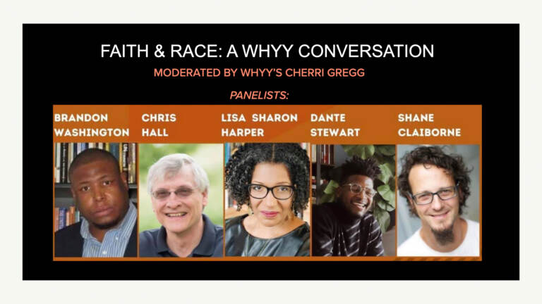 Faith & Race WHYY Event speakers