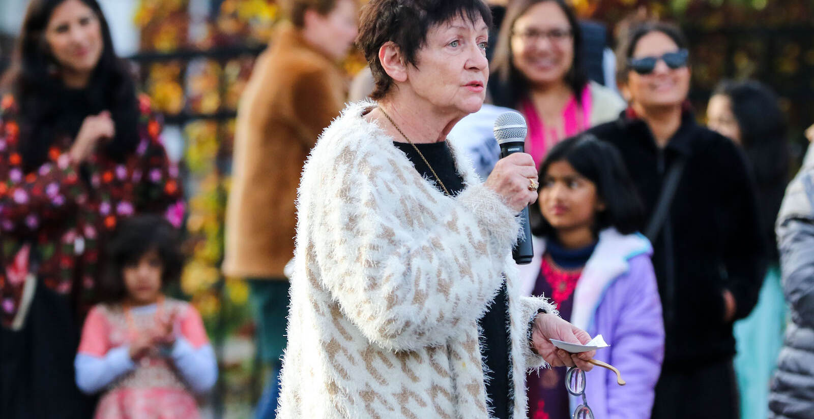 Mayor-Elect Noni West at the first annual Diwali festival