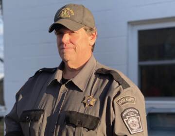 Pennsylvania State Constable Kevin Noecker in Berks County says the Oath Keepers, whose leadership is alleged to have played a key role in the Jan. 6 U.S. Capitol attack, is misunderstood. Other police and constables in Pa. who once joined the group have since distanced themselves from it. (Brett Sholtis / WITF)