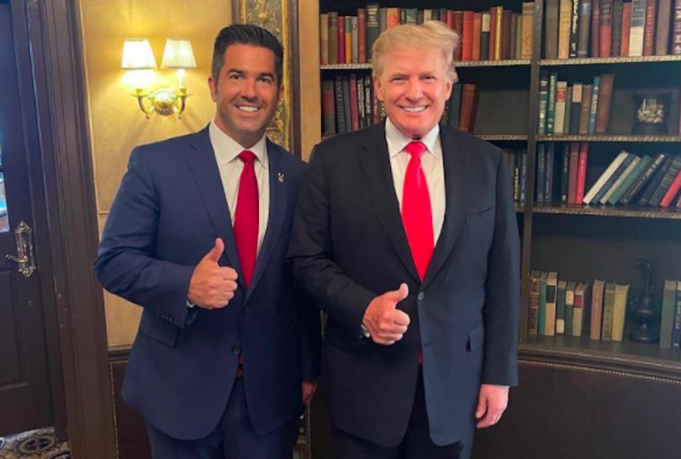 Sean Parnell with Donald Trump (Parnell campaign site)