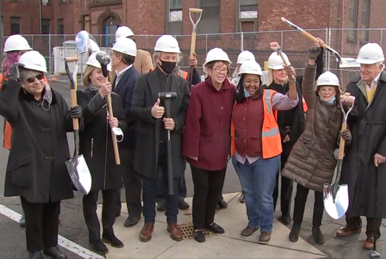 Music icon and New Jersey native Jon Bon Jovi was in Philadelphia Monday to help break ground on Project HOME's latest long-term recovery residence in the city's Kensington neighborhood. (6abc)