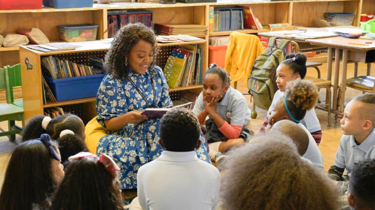 Quinta Brunson is pictured in a screengrab from the pilot of 'Abbott Elementary'