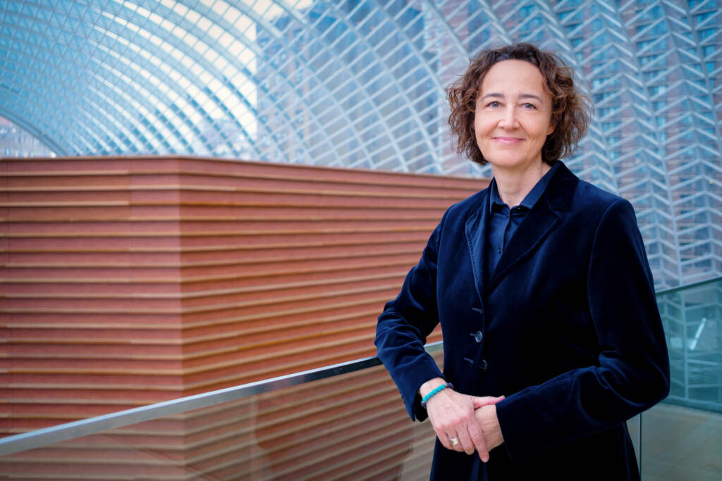 The Philadelphia Orchestra’s principal guest conductor Nathalie Stutzmann. (Jeff Fusco/Philadelphia Orchestra)