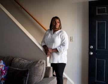 Maryanne Lundy poses for a portrait at her home on Friday, Nov. 19, 2021 in Indianapolis. Kaiti Sullivan/NPR