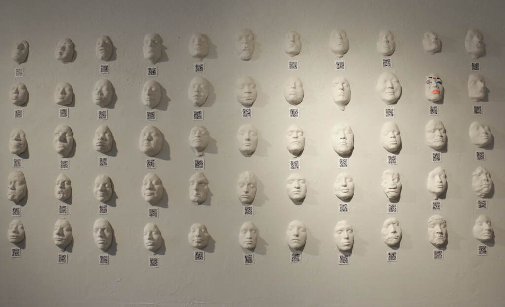 Dozens of students enrolled in University of Pennsylvania's introductory anthropology course ''Anthropology, Race, and the Making of the Modern World'' made plaster casts of their own faces.