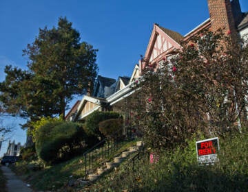 Houses in West Philadelphia's Wynnefield neighborhood