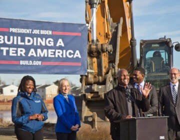 Ted Pickett, a leader with the Eastwick Lower Darby Creek Area Community Advisory Group, joined government leaders in celebrating the announcement of more funding for the Eastwick EPA Superfund site on Dec. 17, 2021