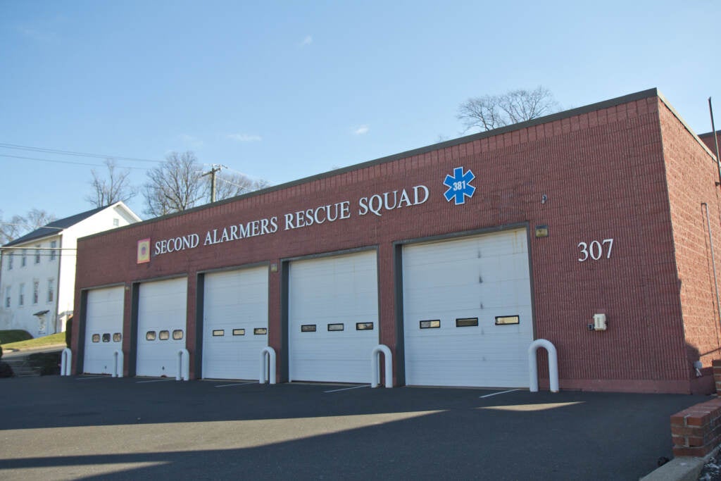 The exterior of the Willow Grove EMS station