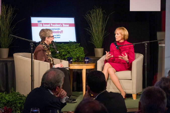 Terry Gross interviews Judy Woodruff in 2012.