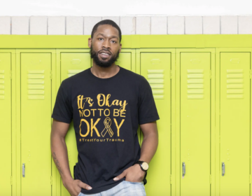 Jon McKay at Vaux Big Picture High School in North Philadelphia. (Photo by Tezarah Wilkins)
