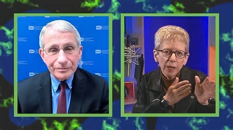 Terry Gross interviews Anthony Fauci in a virtual event