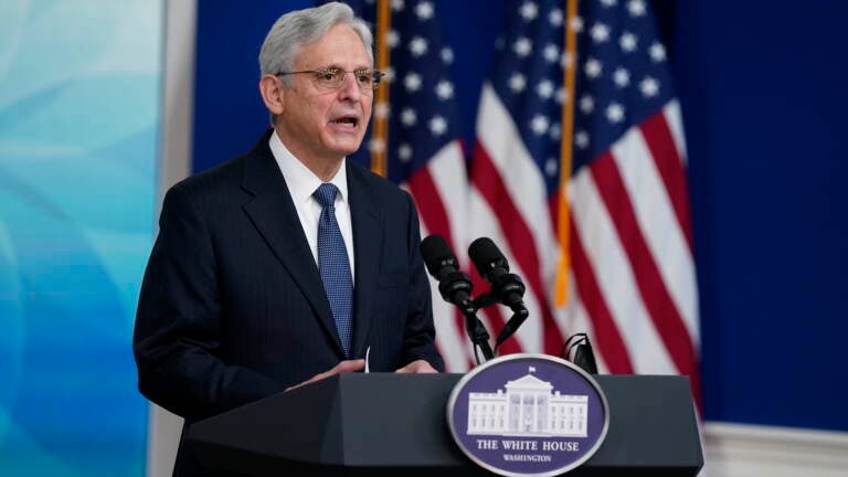 Attorney General Merrick Garland speaks on Nov. 15, 2021, in Washington. On Tuesday, the Justice Department issued a new legal opinion that could allow thousands of people released from prison to home confinement at the start of the pandemic to remain free. FILE - Attorney General Merrick Garland speaks during a Tribal Nations Summit during Native American Heritage Month, in the South Court Auditorium on the White House campus, Nov. 15, 2021, in Washington. The Justice Department is giving $139 million to police departments across the U.S. as part of a grant program that would bring on more than 1,000 new officers. The grant funding being announced Thursday comes through the Justice Department’s Office of Community Oriented Policing Services and will be awarded to 183 law enforcement agencies.