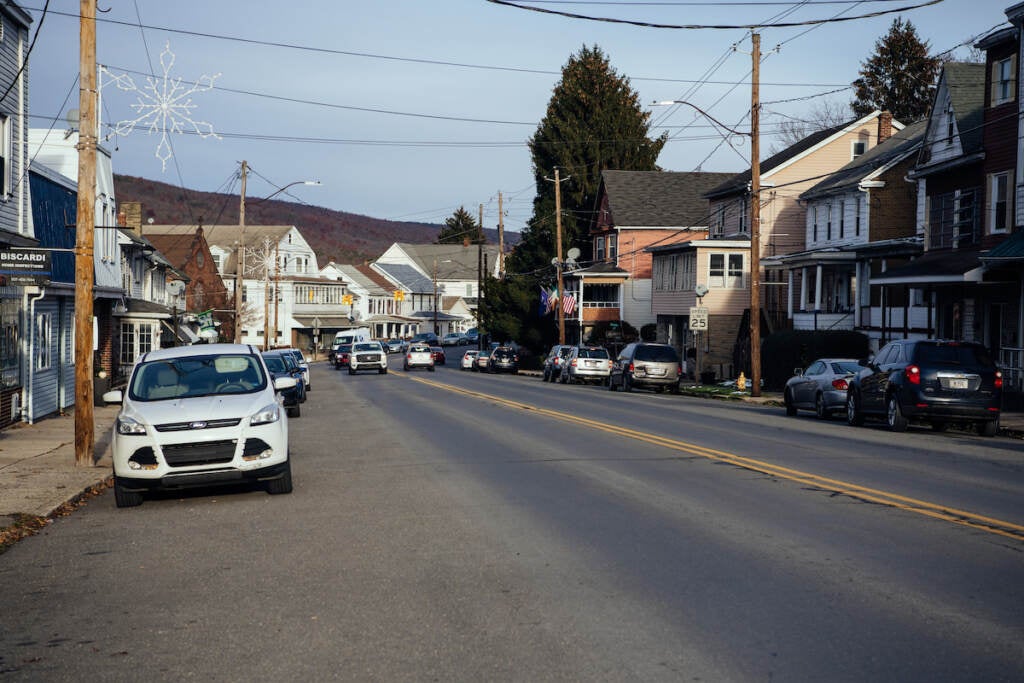 The main street through Nesquehoning, Route 209, loops up through the mountain to Lansford, Summit Hill, and Coaldale. The four towns make up the Panther Valley School District. PTO President Amber Zuber described the area as having “coal region culture.”