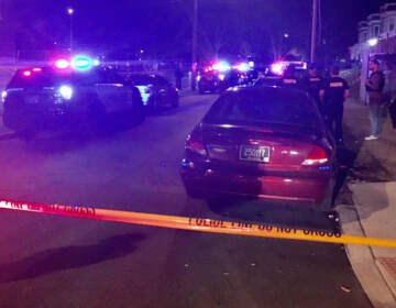 File photo of Wilmington Police investigating a double shooting. (John Jankowksi for WHYY) 