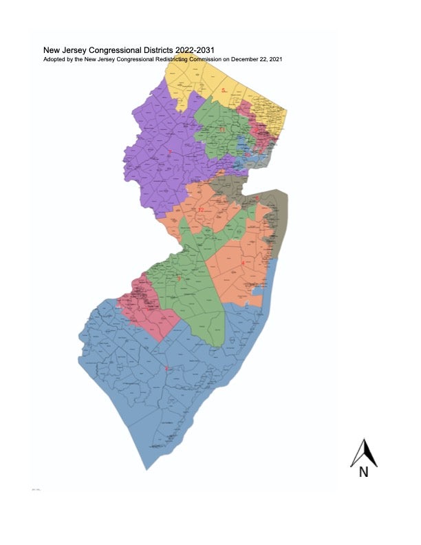 A new congressional map for New Jersey