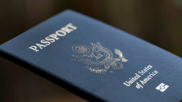 The cover of a U.S. Passport