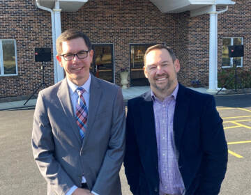 Pastors David Landow (left) and Alan Hines want an injunction to prevent the state from restricting churches in future emergencies. (The Neuberger Firm)