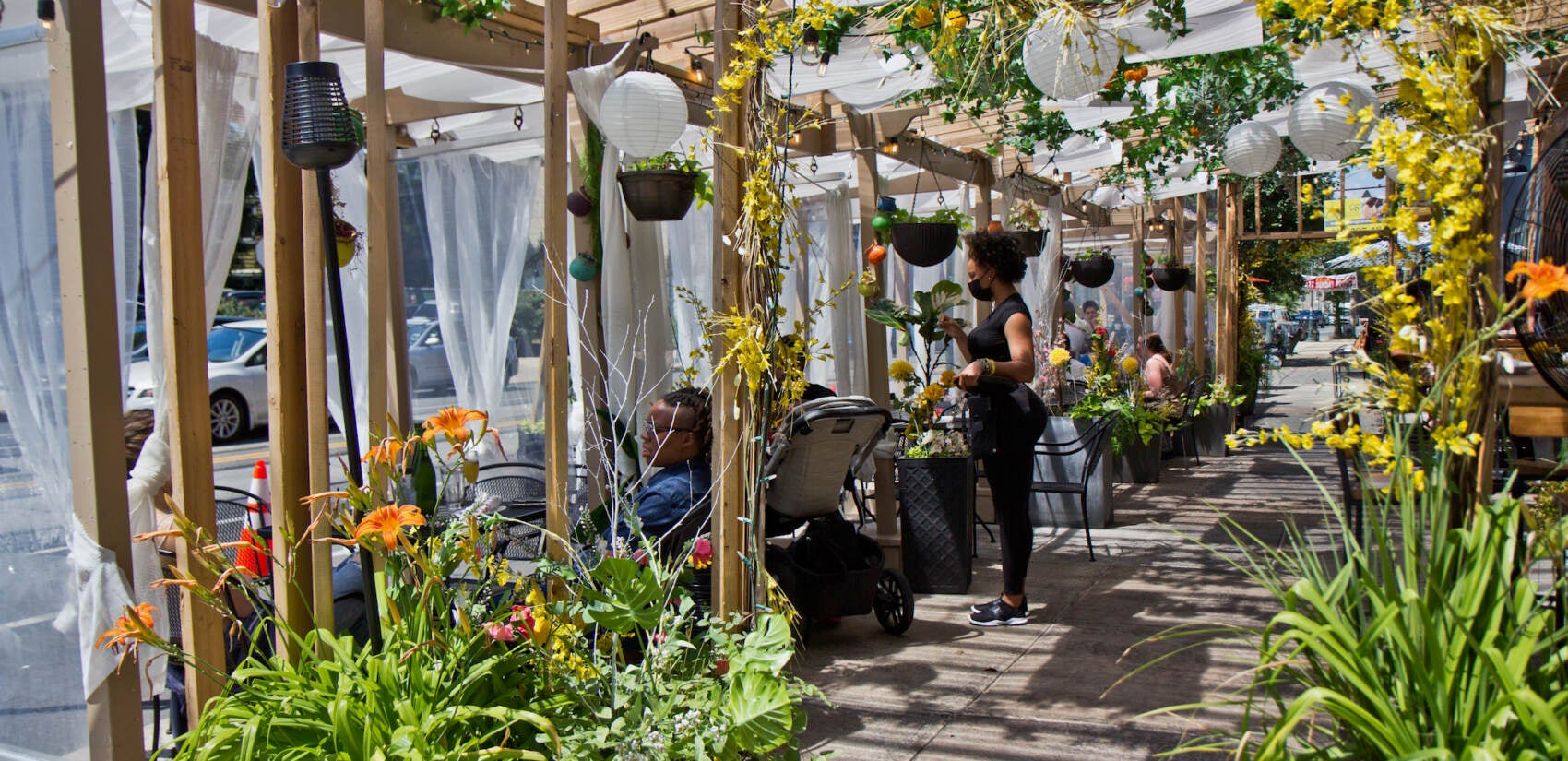 Saba Tedla, owner of Booker’s restaurant in West Philadelphia, said she’d like to keep their outdoor seating permanently