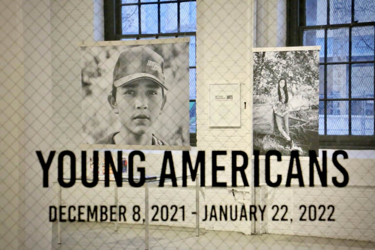 ''Young Americans,'' a photography exhibit at InLiquid gallery at the crane Arts Building, presents new work from Ada Trillo along with work from students of Photography without Borders (PWB), a group of Latinx teens whom Trillo mentored in 2020-2021. (Emma Lee/WHYY)