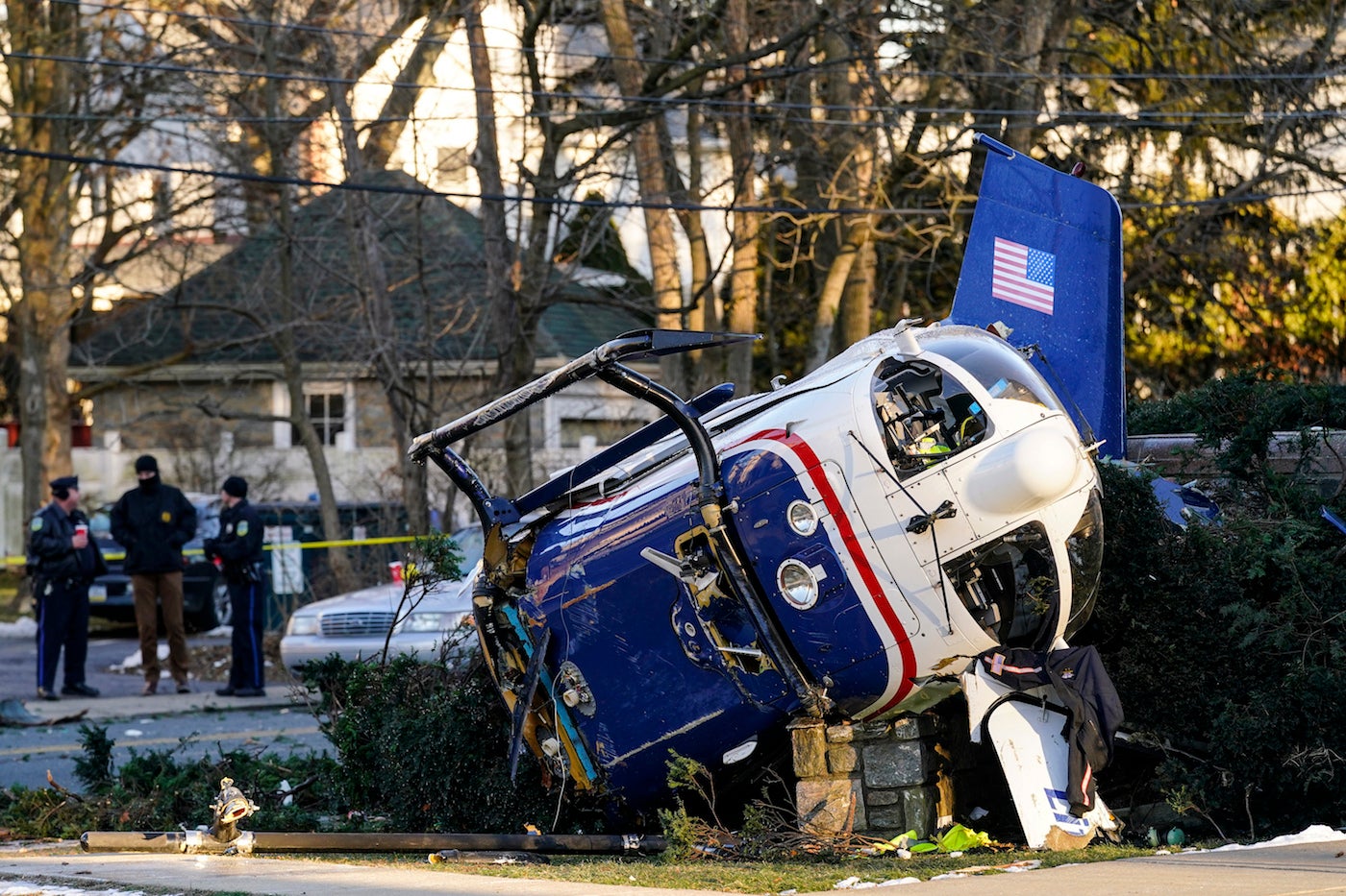 Medical helicopter crashes near church in Drexel Hill, Delaware County