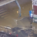 Water main break in Kensington on January 18, 2022. (6abc)