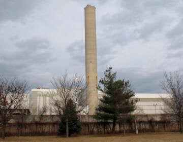 This Jan. 25, 2022 photo shows a large trash incinerator in Rahway, N.J. (AP Photo/Wayne Parry)