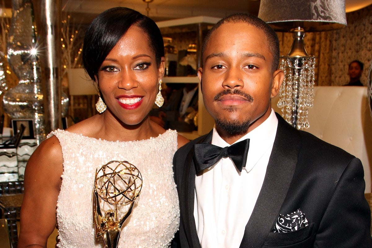 Behind-the-Scenes Look at Regina King's Golden Globes Style