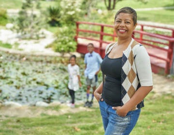 Writer and memoirist, Nefertiti Austin, pictured with her two children. (Photo courtesy of Nefertiti  Austin)